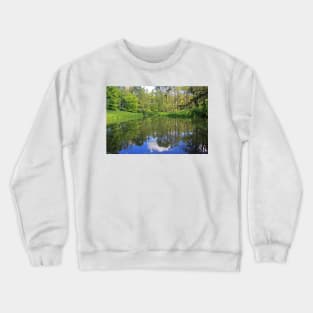 Lakeside Reflections, Somerset, May 2021 Crewneck Sweatshirt